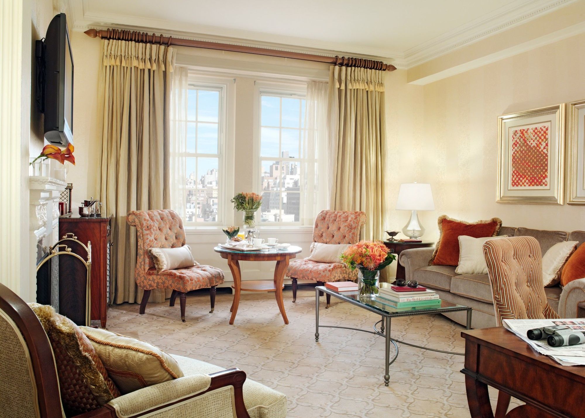 The Pierre, A Taj Hotel, New York Bilik gambar Living room